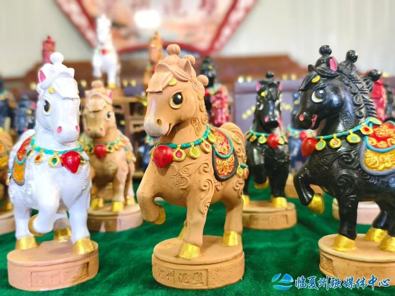 河州泥塑五花马的文创新章