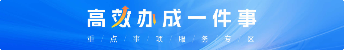 高效办成一件事